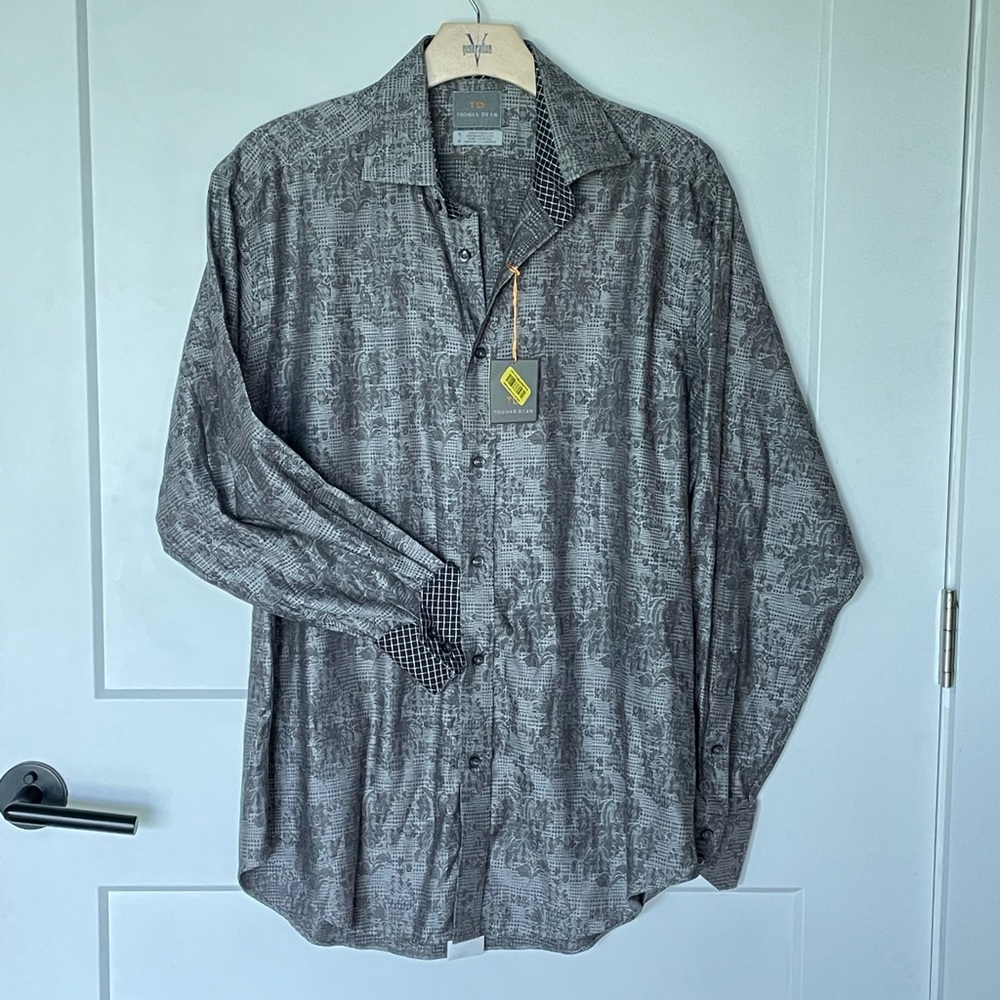 NWT Thomas Dean Men’s Dress Shirt (M)